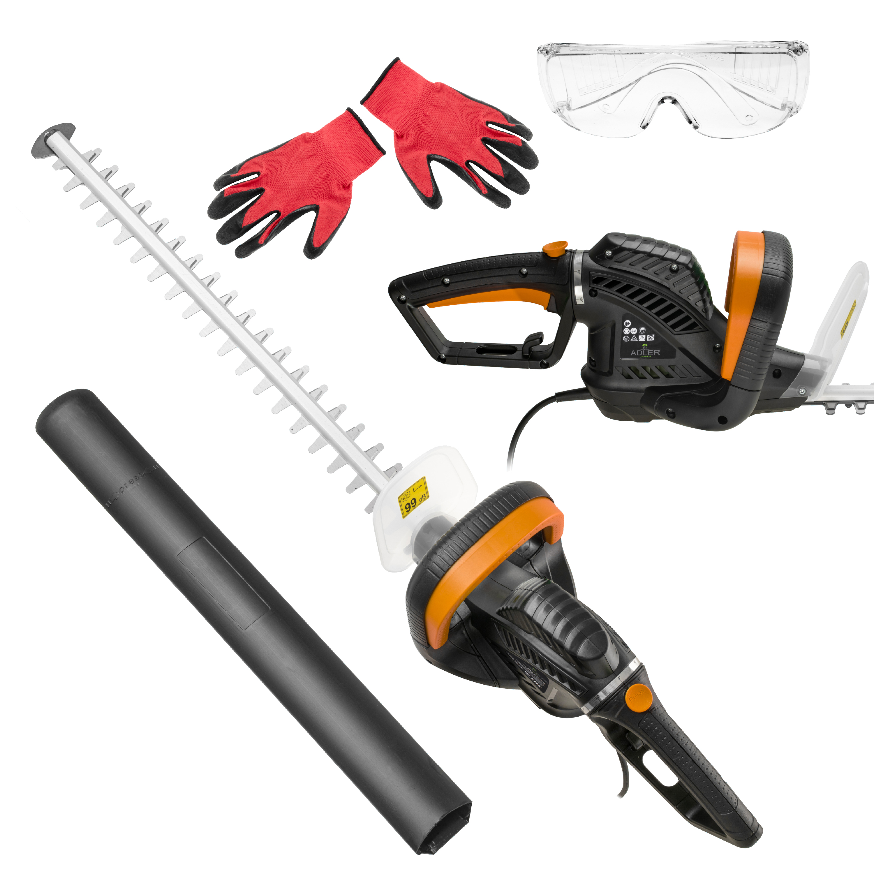 Elektryczne nożyce do żywopłotu 61 cm 620W Adler 6814