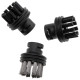 Zestaw szczotek do myjki parowej Adler - 2x nylon + 1x metal AD 7070.2