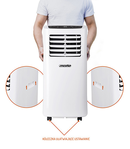 Klimatyzator 5000 BTU z pilotem i timerem - Mesko 7911