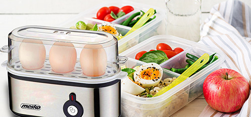 Jajowar elektryczny na 3 jaja - miękko, średnio, twardo Mesko 4485