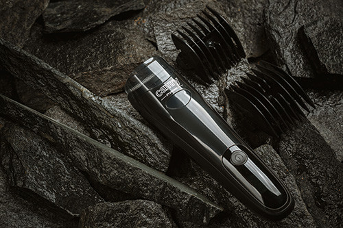 Bezprzewodowy trymer do brody z zasysaniem włosów i LCD Camry 2833