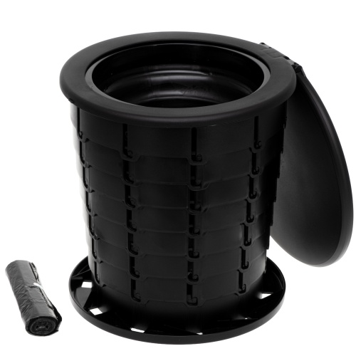 Składana toaleta turystyczna 3w1 - stołek i kubeł Camry 1041