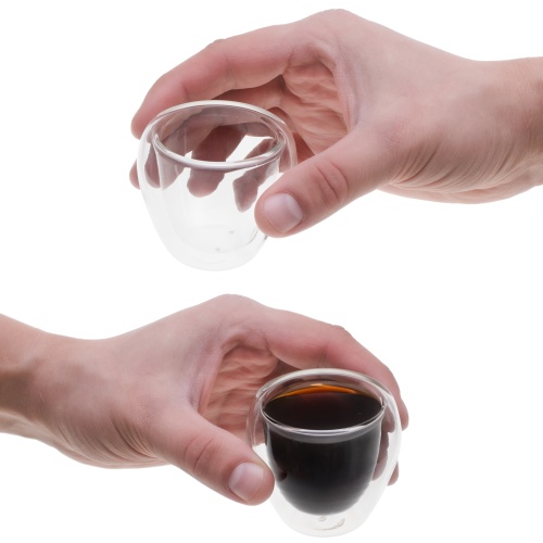 Zestaw 2 filiżanek do espresso z podwójnymi ściankami Camry 4427