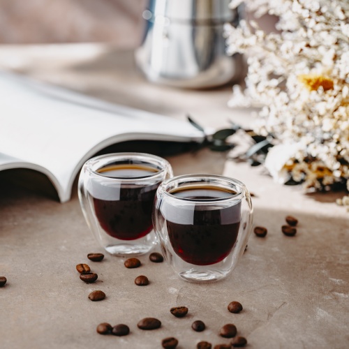 Zestaw 2 filiżanek do espresso z podwójnymi ściankami Camry 4427