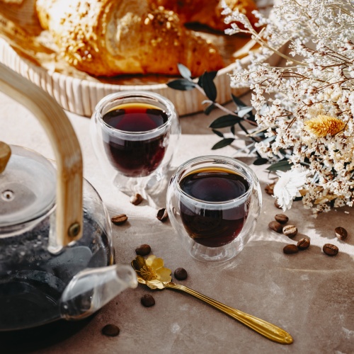 Zestaw 2 filiżanek do espresso z podwójnymi ściankami Camry 4427