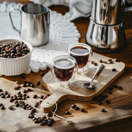 Zestaw 2 filiżanek do espresso z podwójnymi ściankami Camry 4427