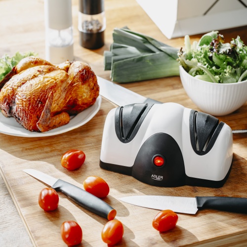 Elektryczna ostrzałka do noży z systemem 2-stopniowym Adler 4518