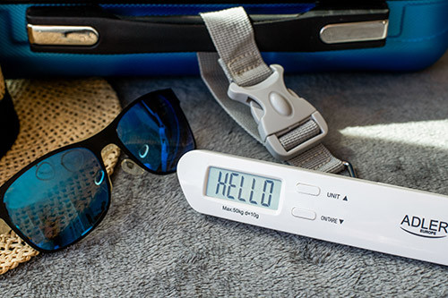 Waga bagażowa podróżna z funkcją tarowania Adler 8191