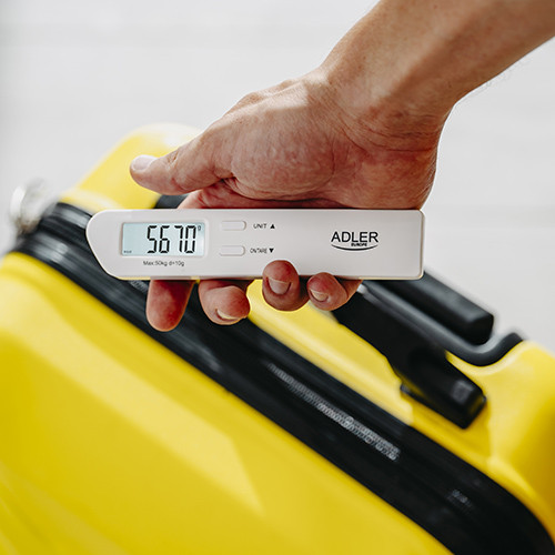 Waga bagażowa podróżna z funkcją tarowania Adler 8191