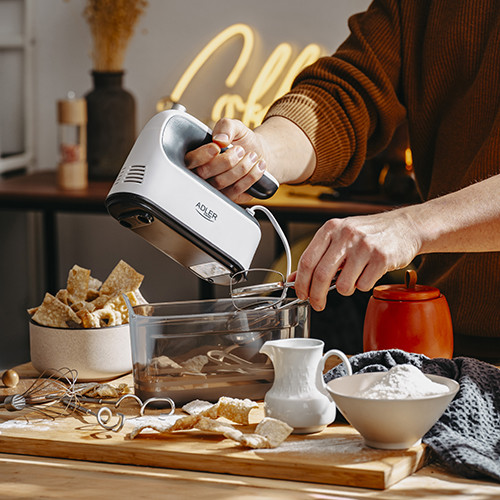 Mikser planetarny 600W z wyświetlaczem LCD Adler 4229