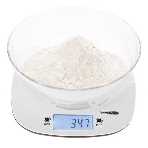 Waga kuchenna elektroniczna 5kg z misą 1,4L i podświetleniem Mesko 3179