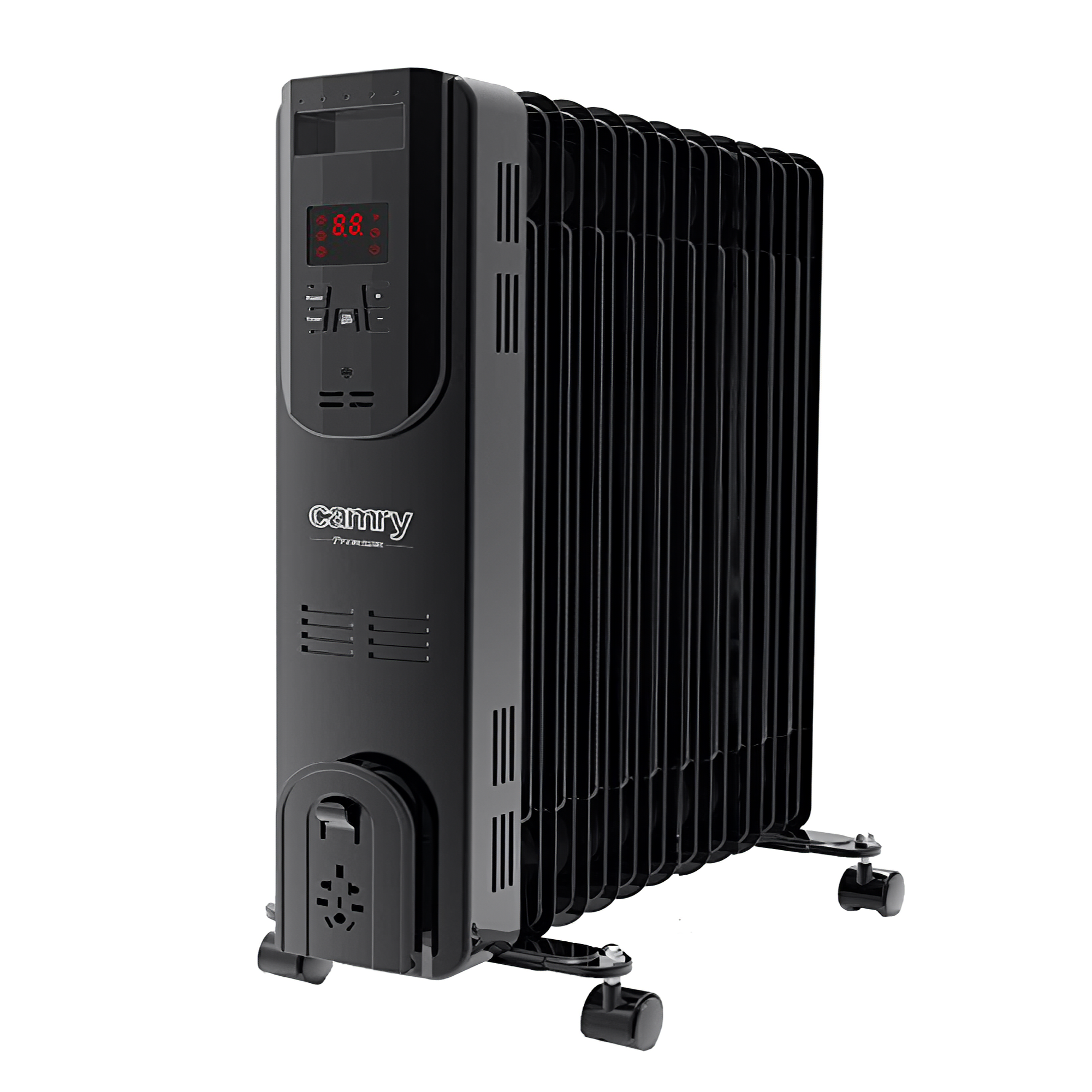 Grzejnik olejowy z pilotem LED 2500W 11 żeberek Camry 7813