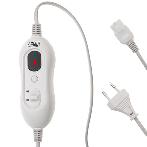 Pas grzewczy na lędźwie z pilotem LCD i 4 temperaturami Adler 7437