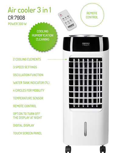 Klimator 3w1 z nawilżaniem i oczyszczaniem Camry 7908