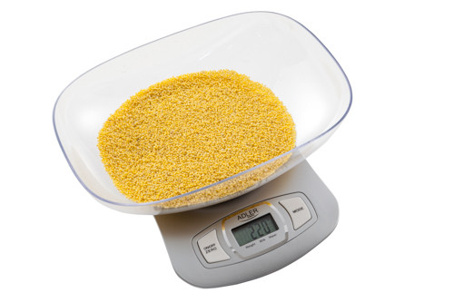Waga kuchenna elektroniczna 5kg z misą 1,5l Adler 3137