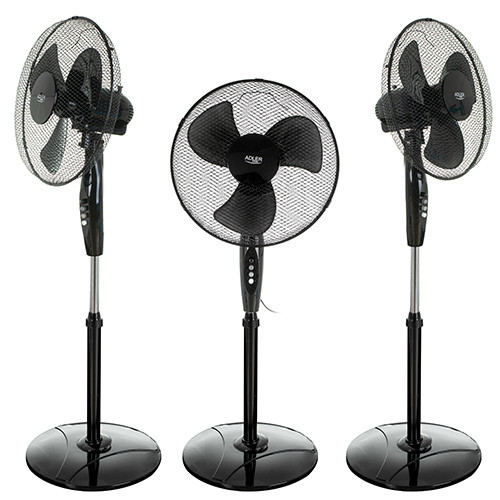 Wentylator stojący 40cm 3 prędkości regulacja wysokości Adler 7323