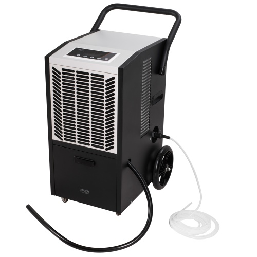 Osuszacz powietrza przemysłowy 50L/24h z pompą wodną i higrostatem Adler 7864