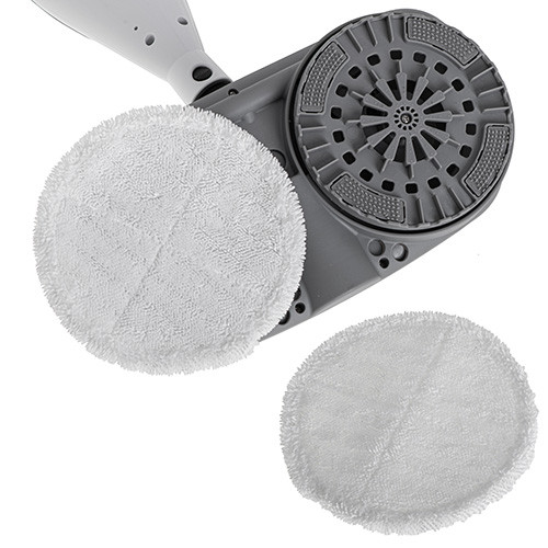 Mop parowy obrotowy z 3 mocami pary i zestawem akcesoriów Adler 7052