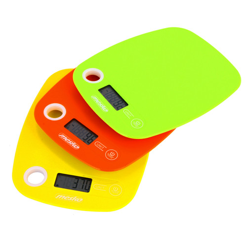 Waga kuchenna z tarowaniem 5kg zielona Mesko 3159