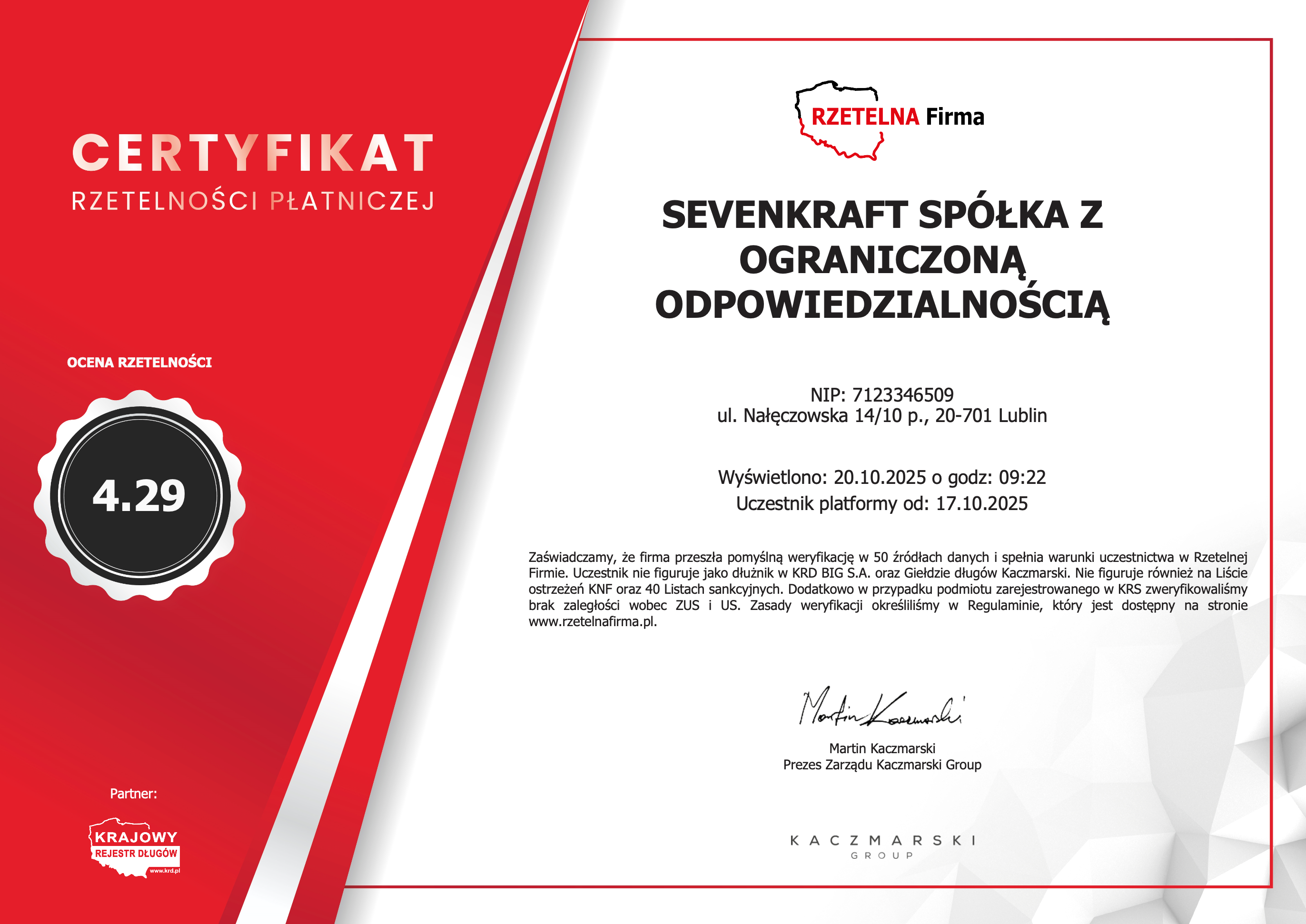 Rzetelna firma